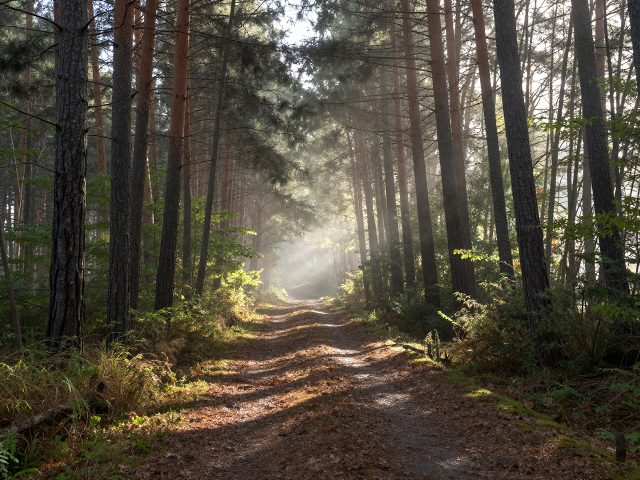 Rantareitti auringonlaskussa Motionplantclean-reitillä